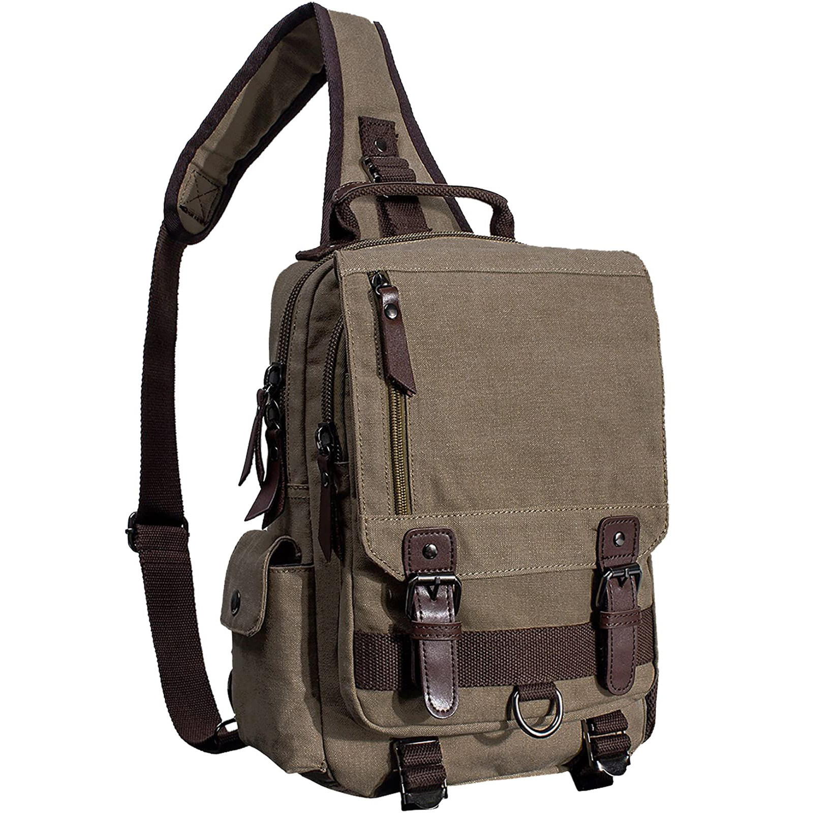 mygreen Canvas Cross Body Messenger Bag Shoulder Sling